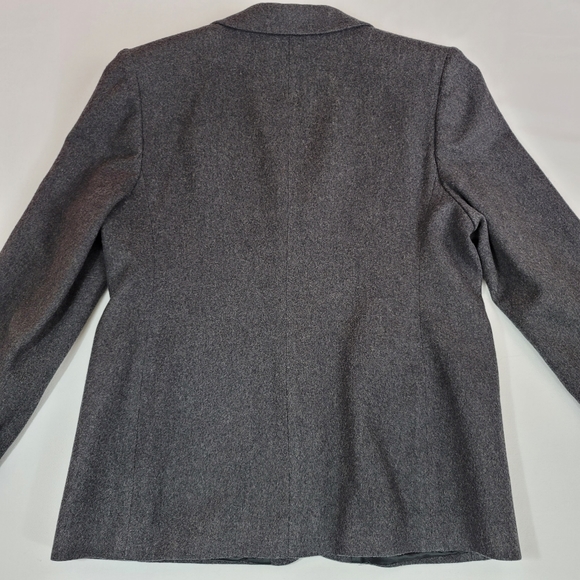 L L Bean Wool Cashmere Womens Blazer Jacket Sz 12 - Picture 13 of 15